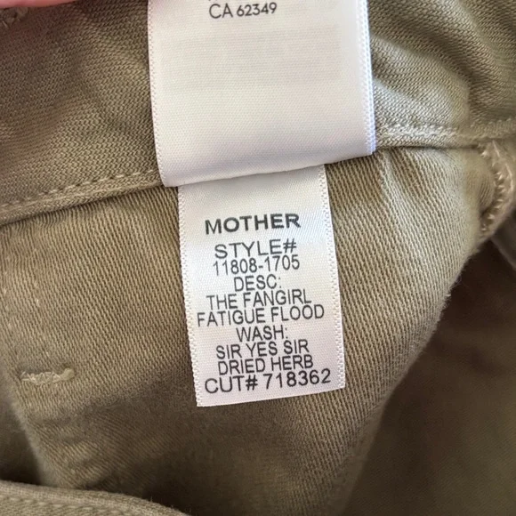 Mother The Fangirl Fatigue Flood. Wash: dried herb. Size 24 - Picture 7 of 7